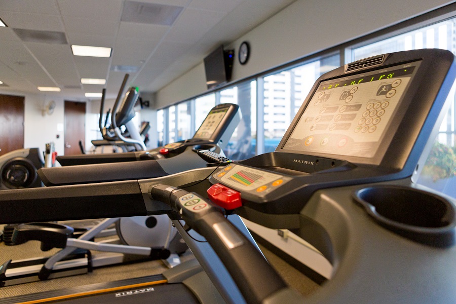 Exercise Room Treadmill